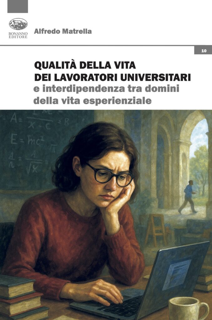 Copertina del libro Qualit&agrave; della vita dei lavoratori universitari